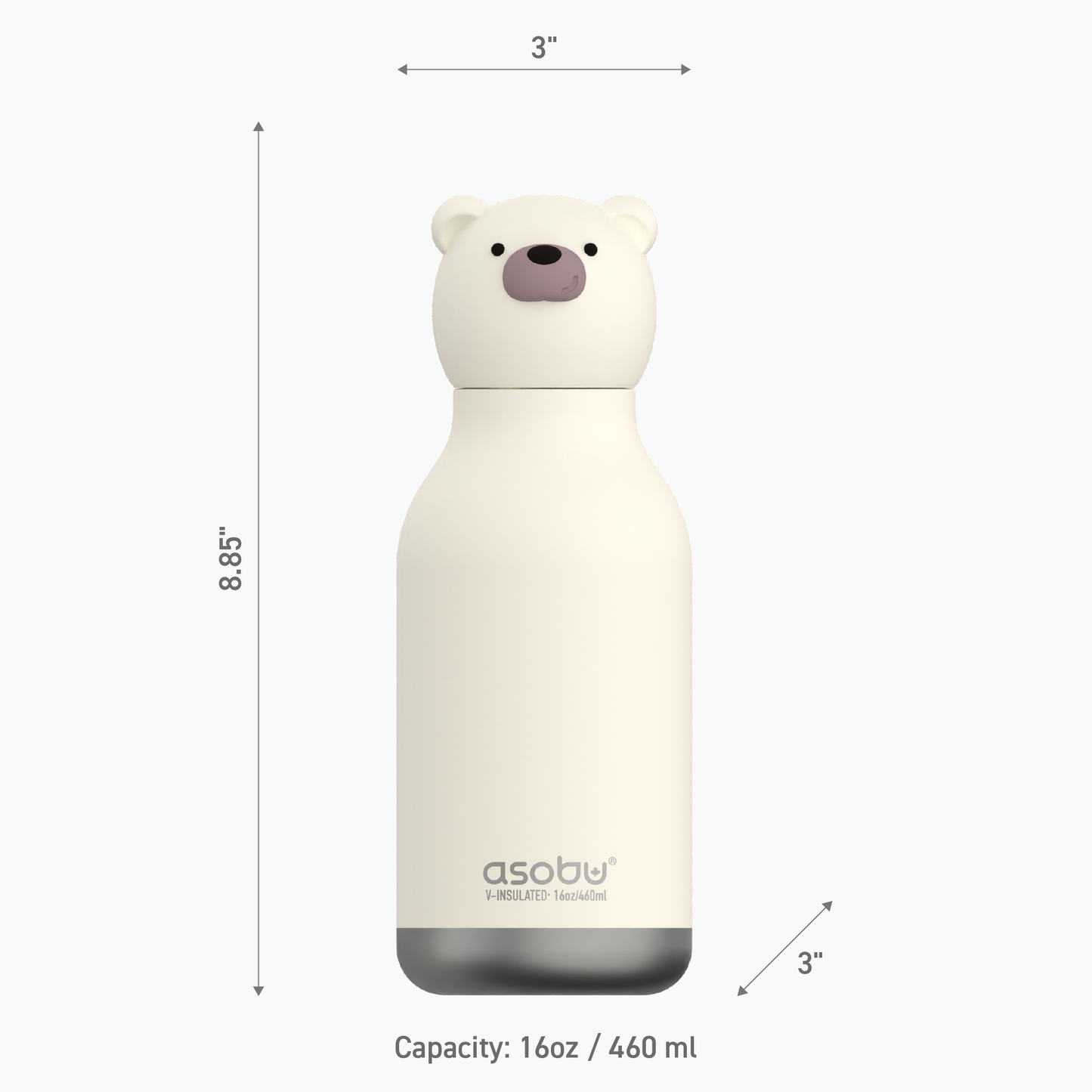 [2 For $88] Asobu Bestie™ Water Bottle - 460ML