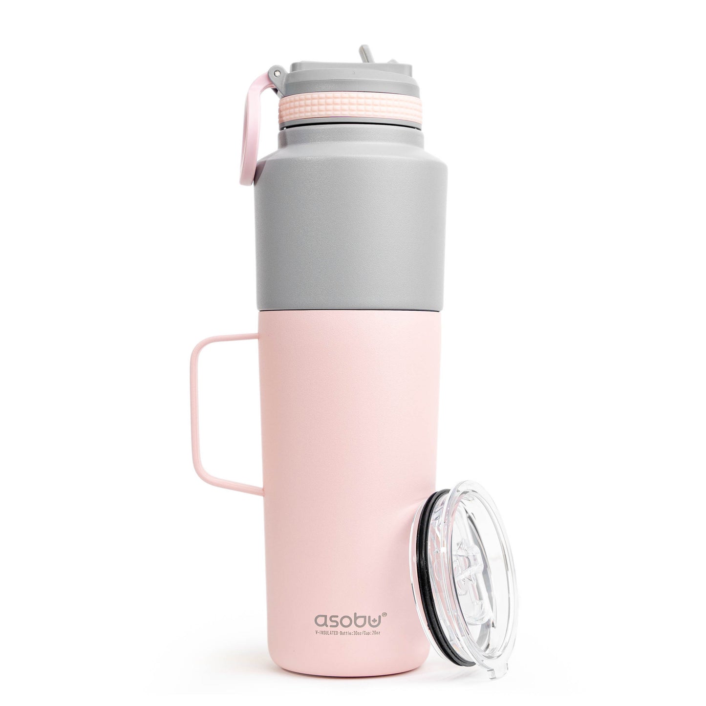 Asobu Twin Pack Water Bottle with Mug - TWP33