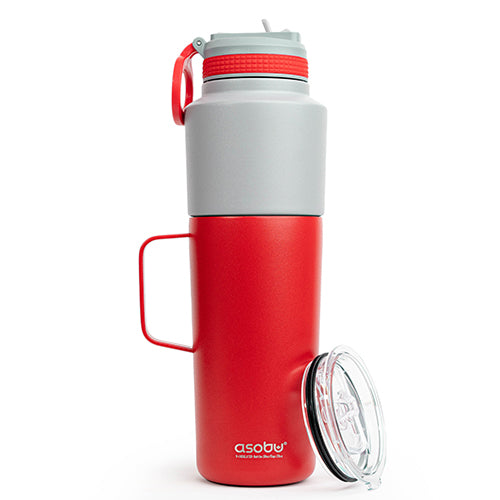 Asobu Twin Pack Water Bottle with Mug - TWP33